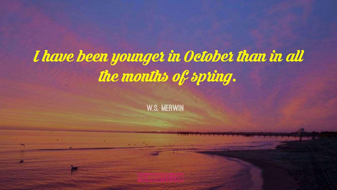 W.S. Merwin Quotes: I have been younger in