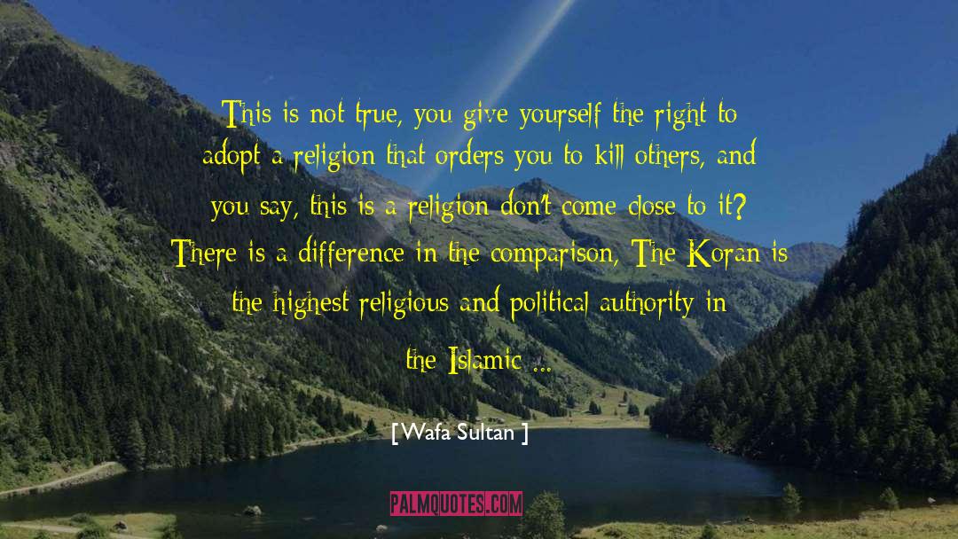 Wafa Sultan Quotes: This is not true, you