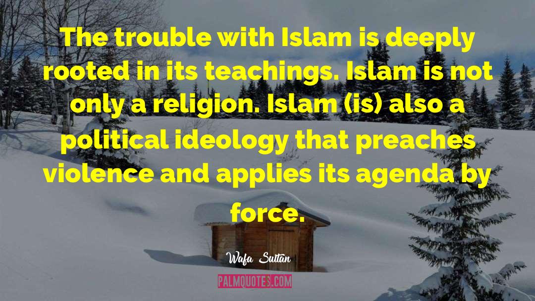 Wafa Sultan Quotes: The trouble with Islam is