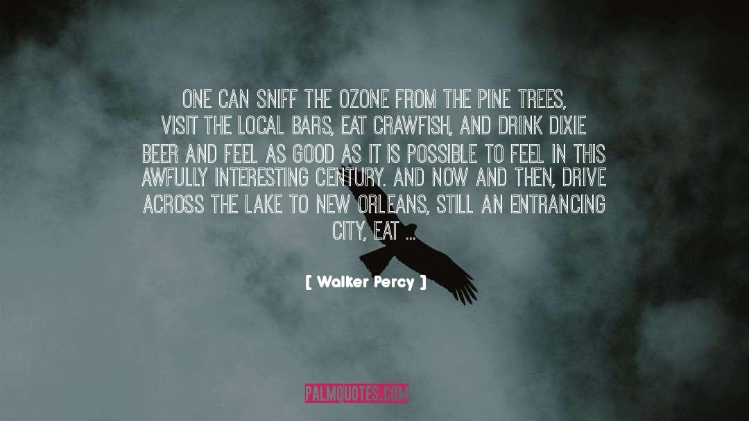 Walker Percy Quotes: One can sniff the ozone