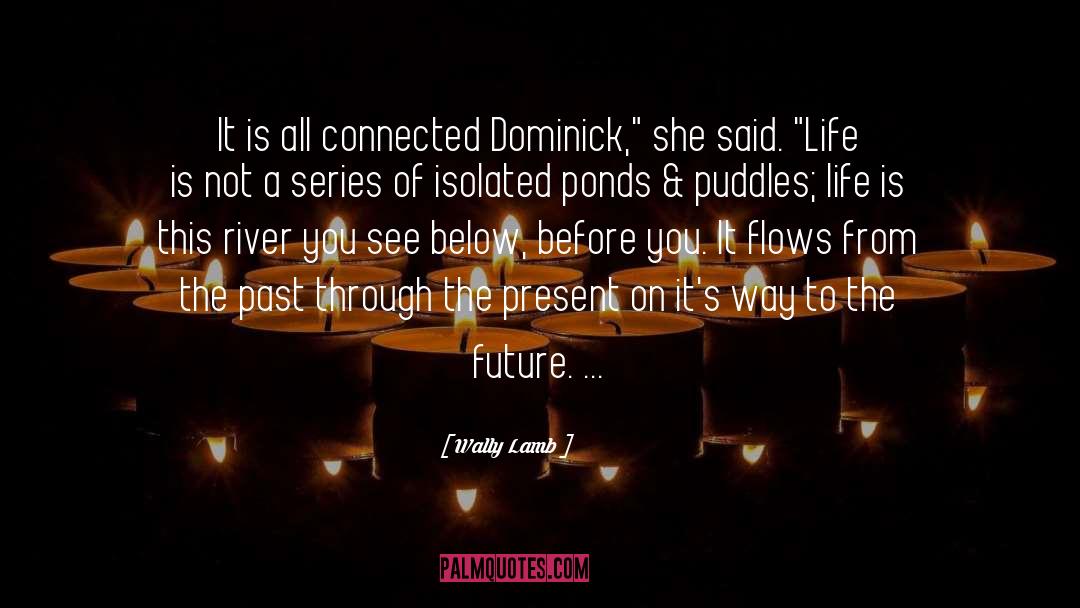 Wally Lamb Quotes: It is all connected Dominick,