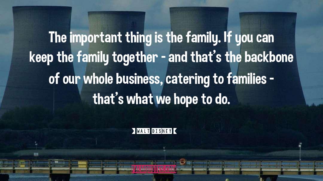 Walt Disney Quotes: The important thing is the