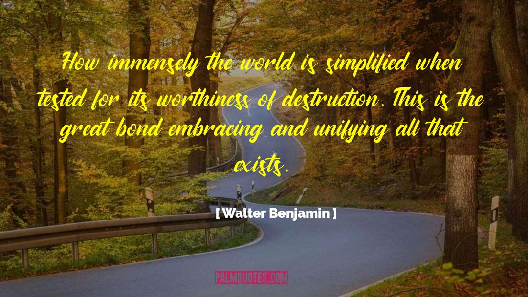 Walter Benjamin Quotes: How immensely the world is