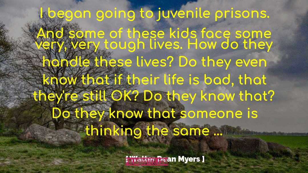 Walter Dean Myers Quotes: I began going to juvenile