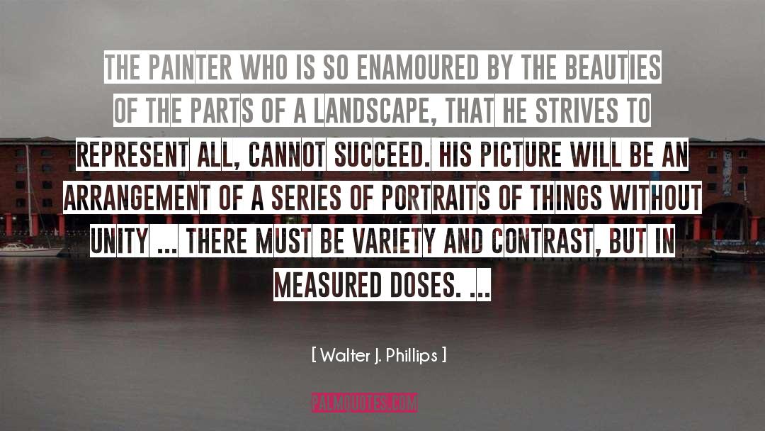 Walter J. Phillips Quotes: The painter who is so