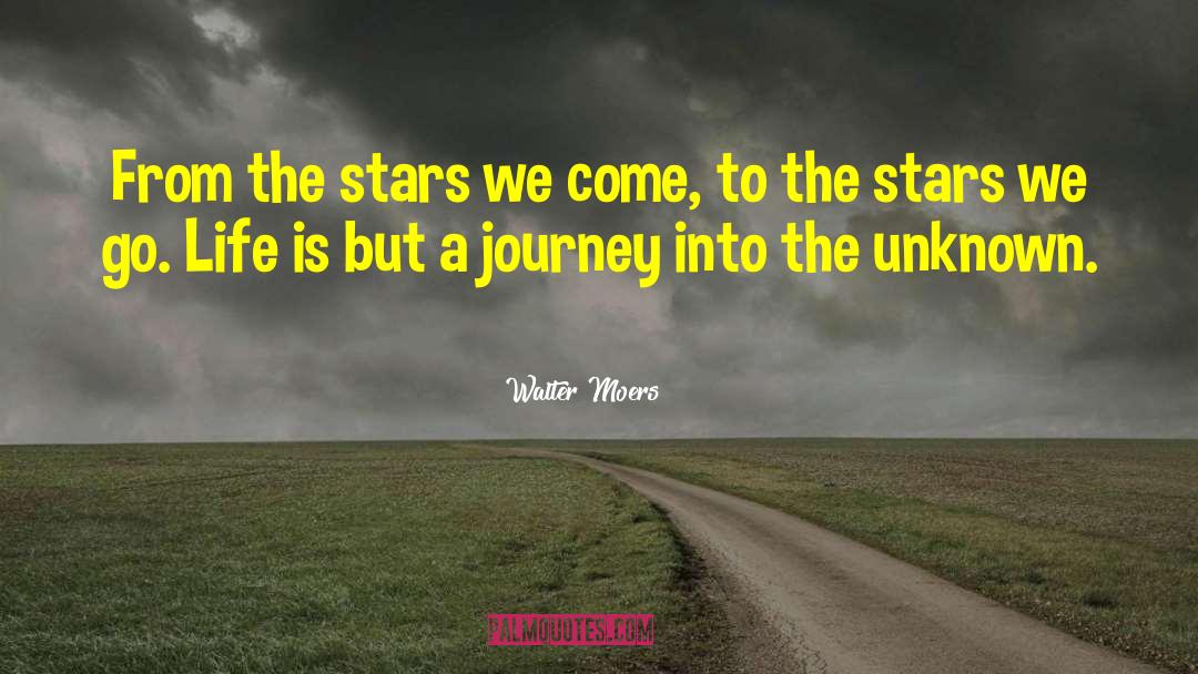 Walter Moers Quotes: From the stars we come,