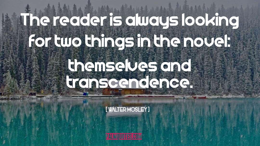Walter Mosley Quotes: The reader is always looking