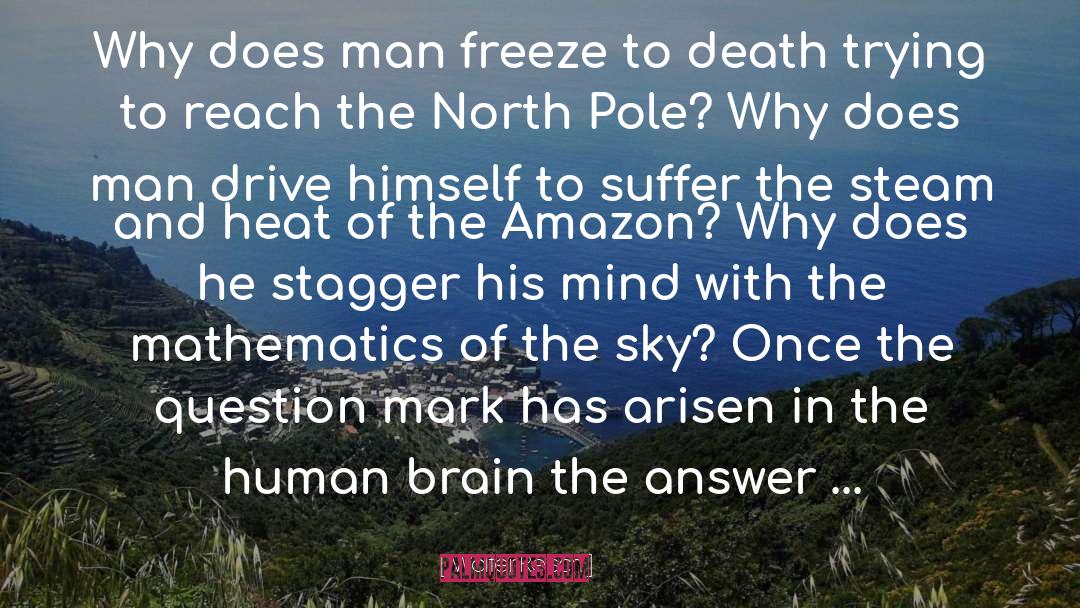 Walter Reisch Quotes: Why does man freeze to