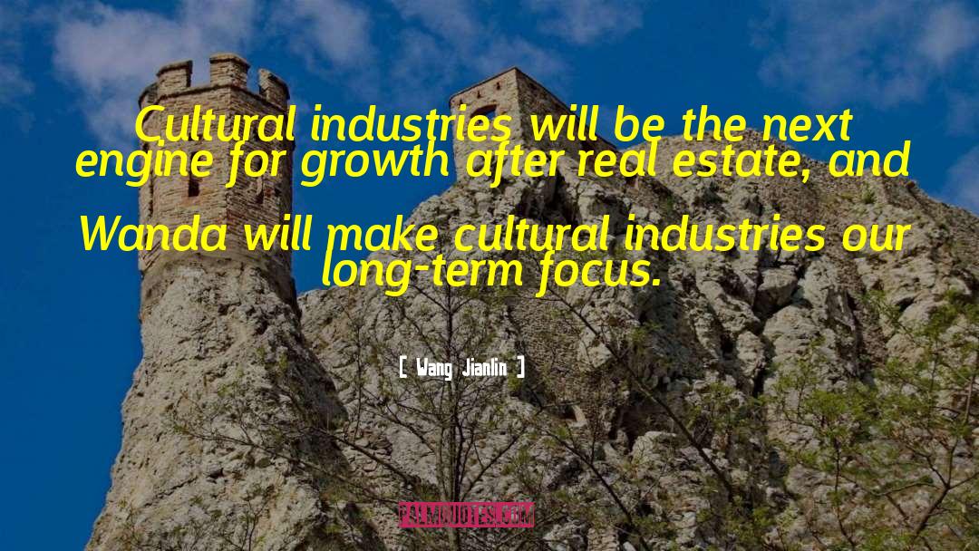 Wang Jianlin Quotes: Cultural industries will be the