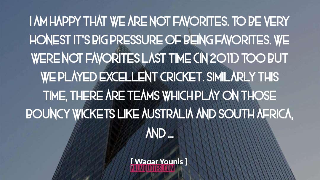 Waqar Younis Quotes: I am happy that we