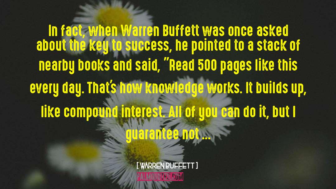 Warren Buffett Quotes: In fact, when Warren Buffett