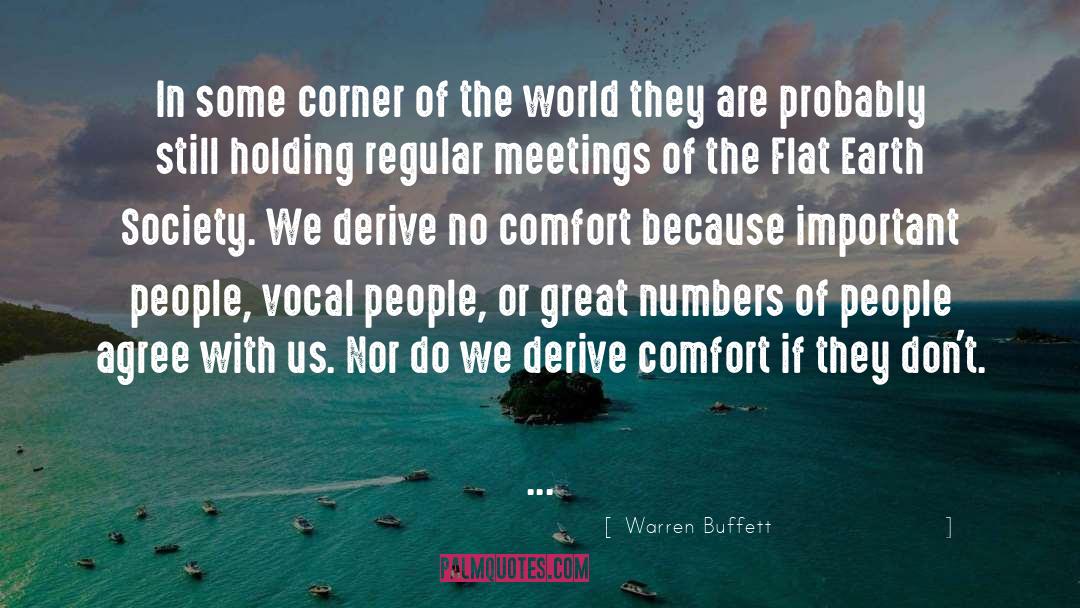 Warren Buffett Quotes: In some corner of the