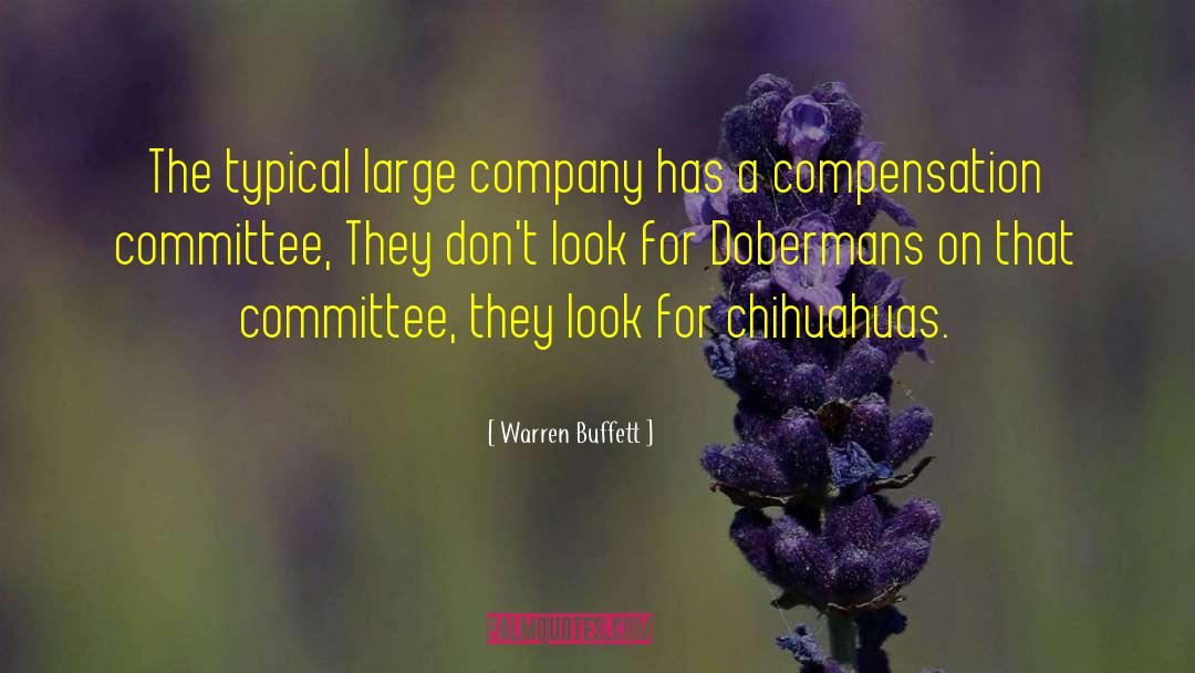 Warren Buffett Quotes: The typical large company has