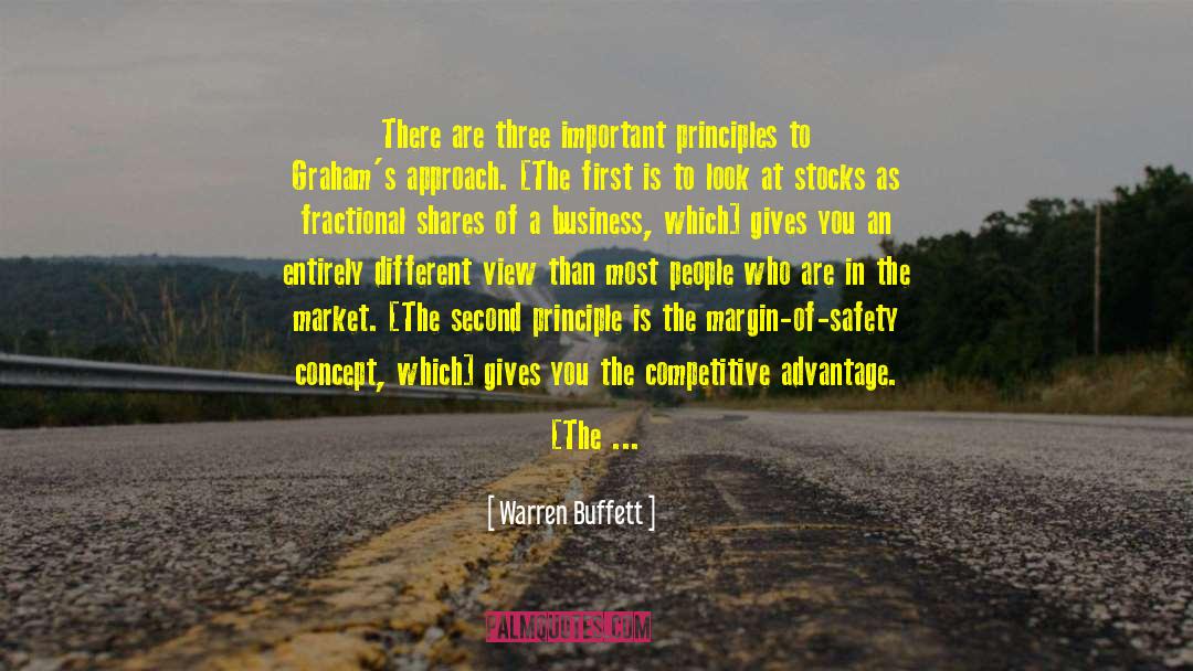 Warren Buffett Quotes: There are three important principles