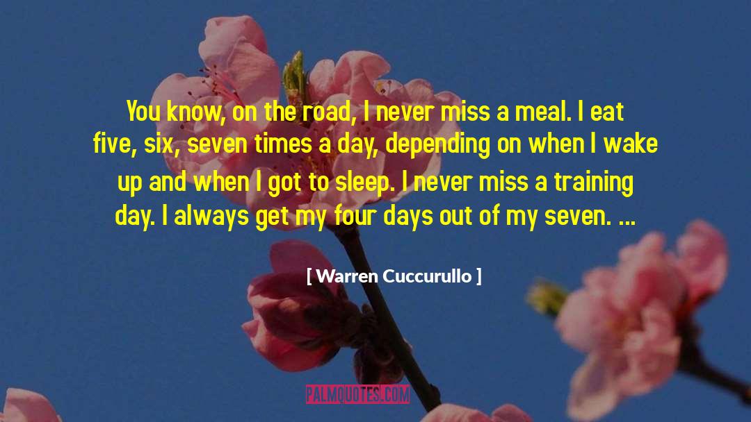 Warren Cuccurullo Quotes: You know, on the road,