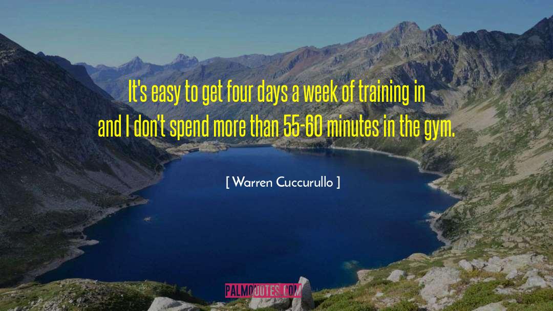 Warren Cuccurullo Quotes: It's easy to get four