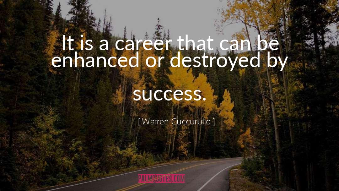 Warren Cuccurullo Quotes: It is a career that