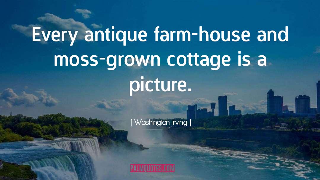 Washington Irving Quotes: Every antique farm-house and moss-grown