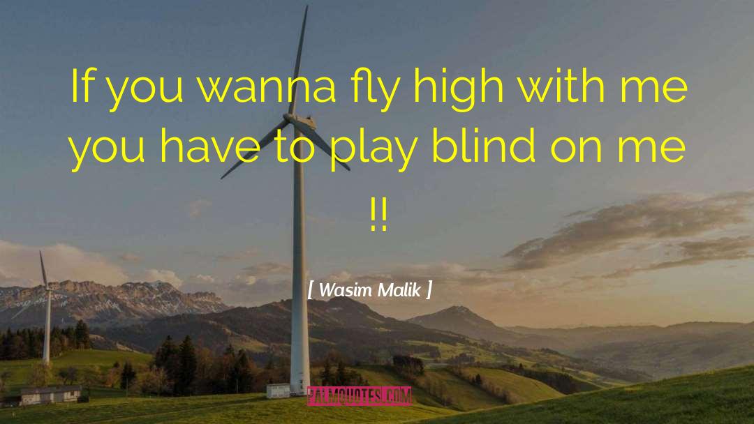 Wasim Malik Quotes: If you wanna fly high