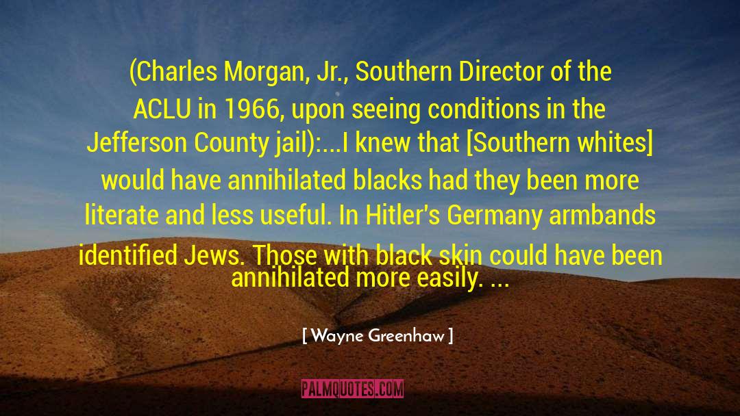 Wayne Greenhaw Quotes: (Charles Morgan, Jr., Southern Director