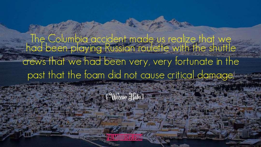 Wayne Hale Quotes: The Columbia accident made us