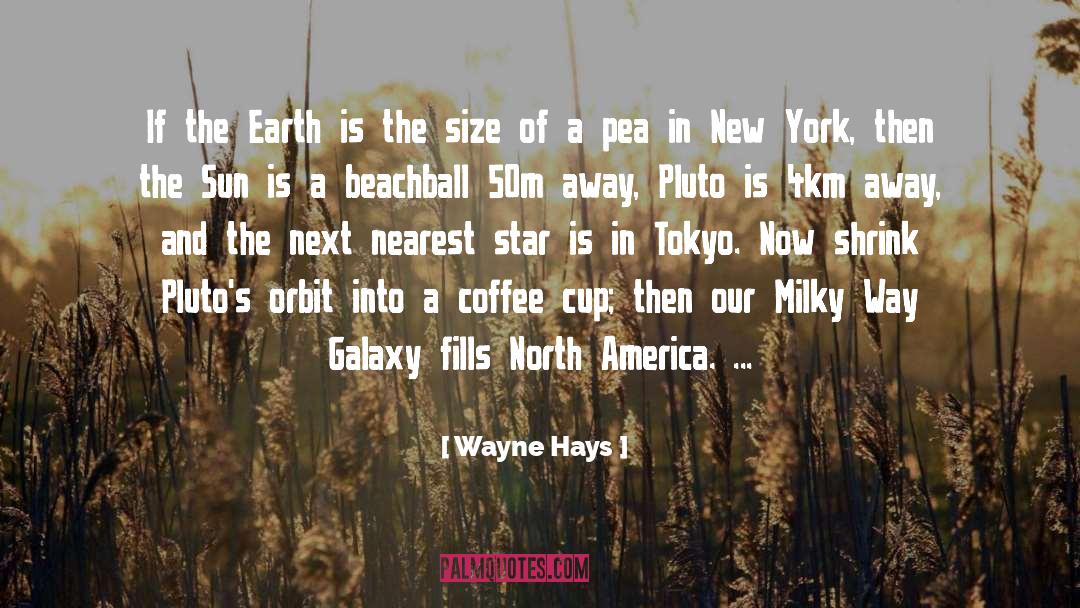 Wayne Hays Quotes: If the Earth is the