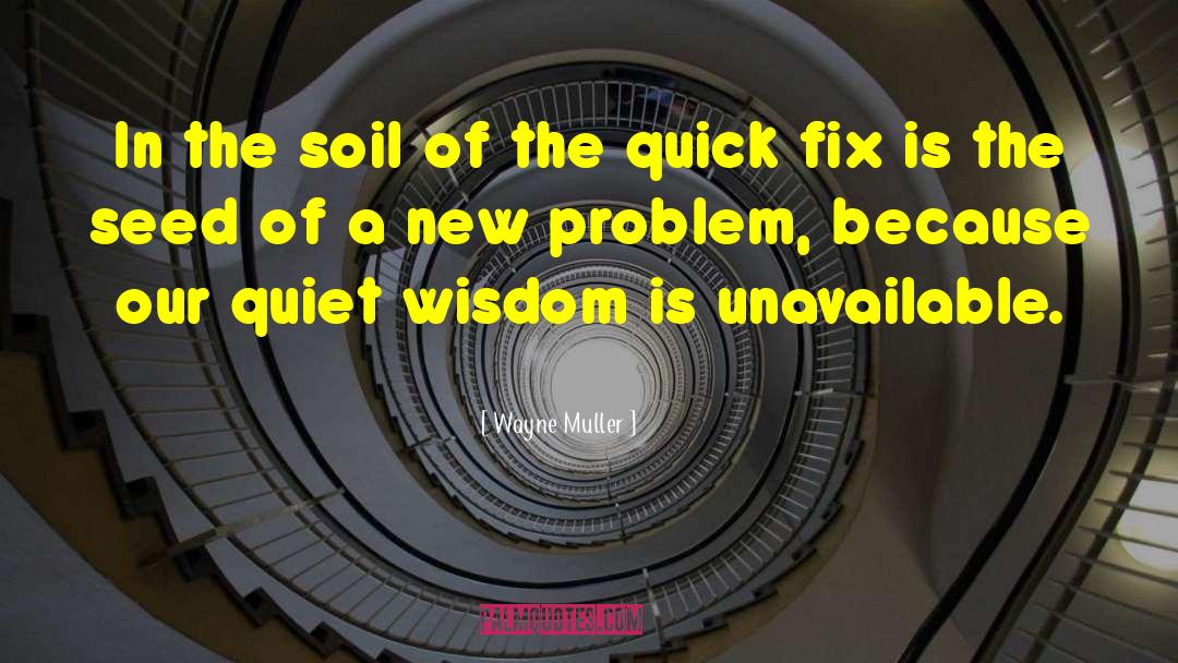 Wayne Muller Quotes: In the soil of the