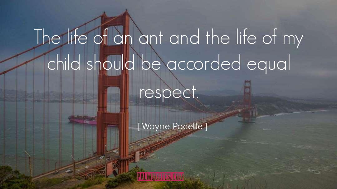 Wayne Pacelle Quotes: The life of an ant