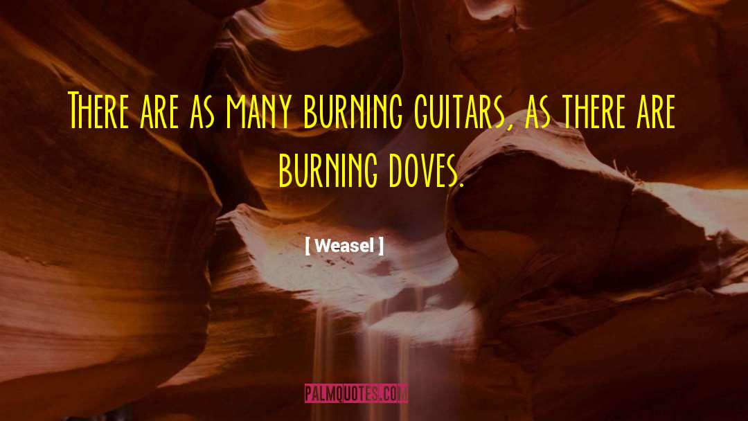 Weasel Quotes: There are as many burning