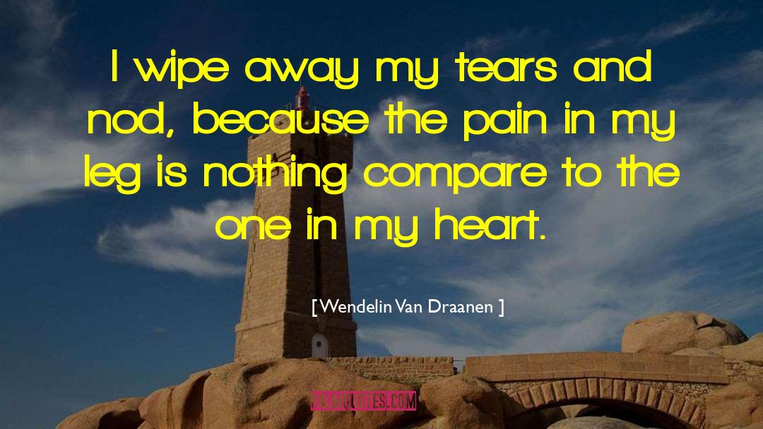 Wendelin Van Draanen Quotes: I wipe away my tears