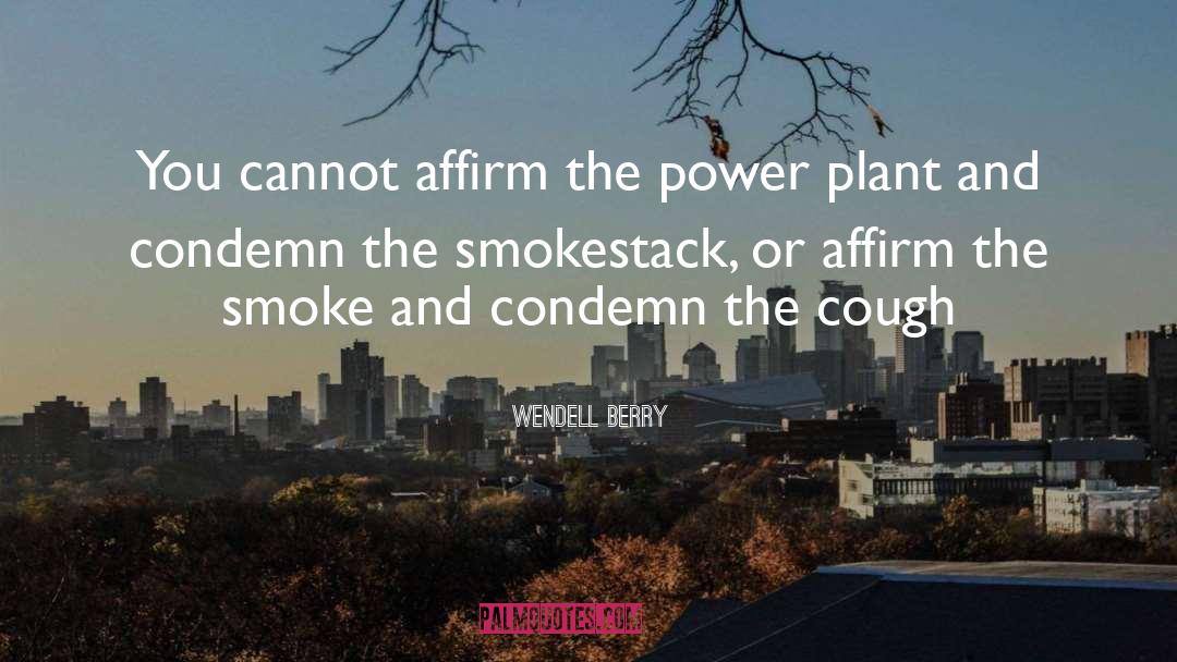 Wendell Berry Quotes: You cannot affirm the power