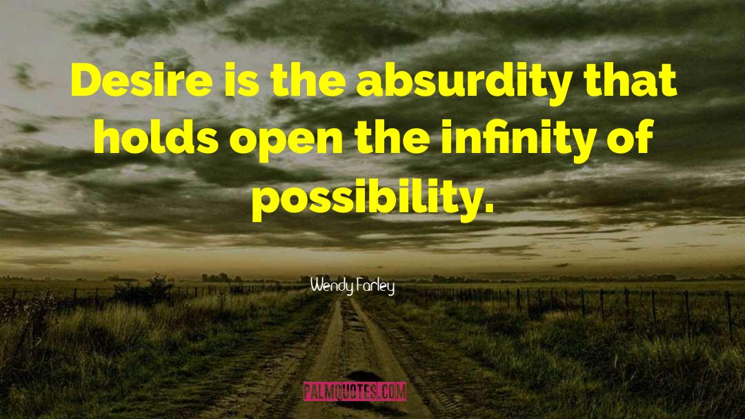 Wendy Farley Quotes: Desire is the absurdity that