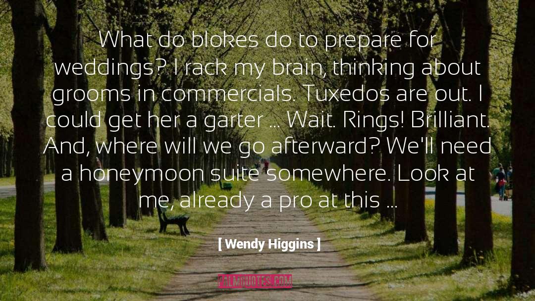 Wendy Higgins Quotes: What do blokes do to