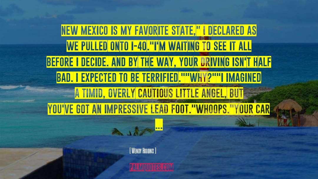 Wendy Higgins Quotes: New Mexico is my favorite