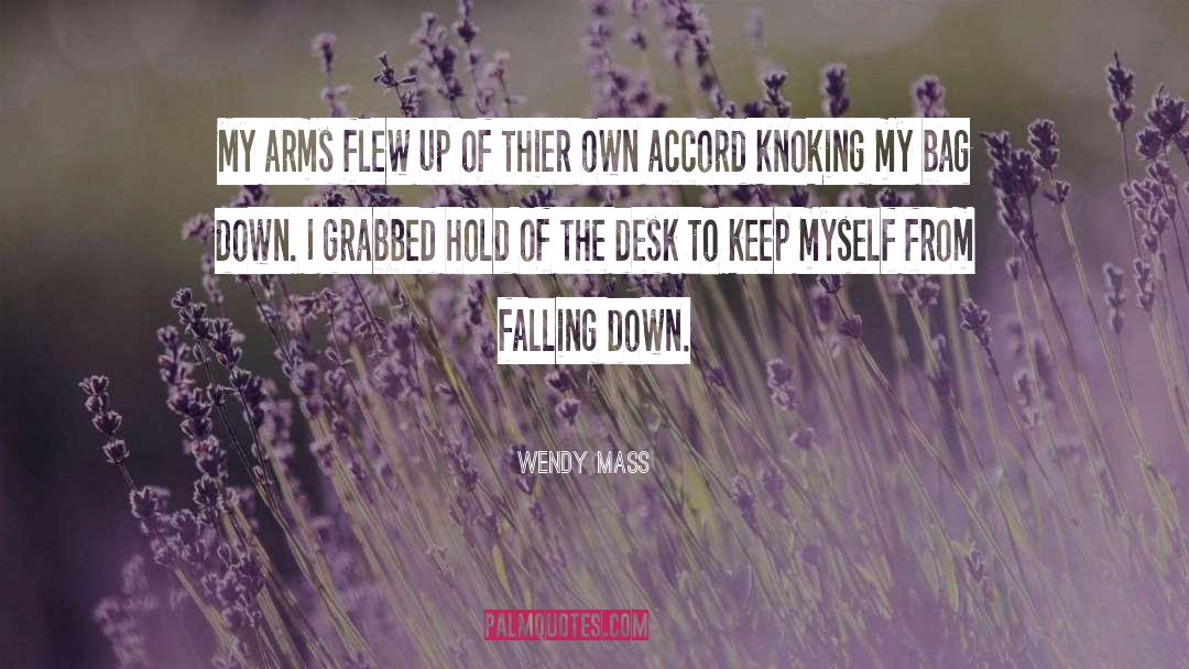 Wendy Mass Quotes: My arms flew up of