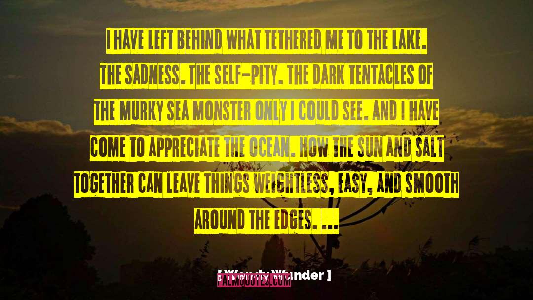 Wendy Wunder Quotes: I have left behind what