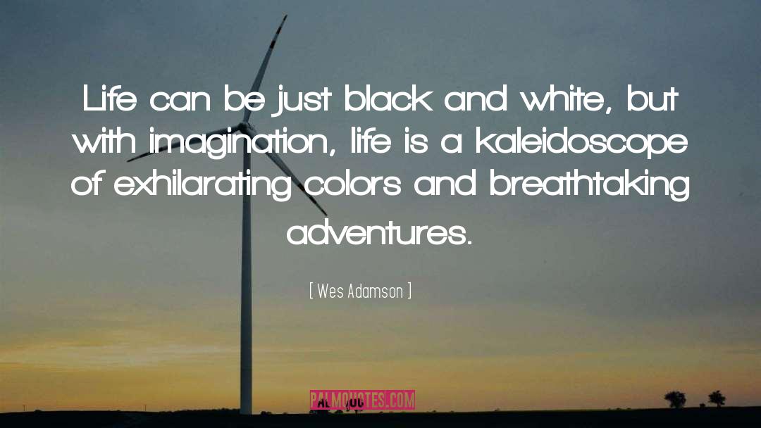 Wes Adamson Quotes: Life can be just black