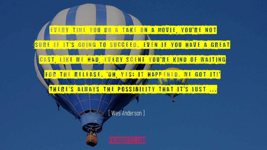 Wes Anderson Quotes: Every time you do a