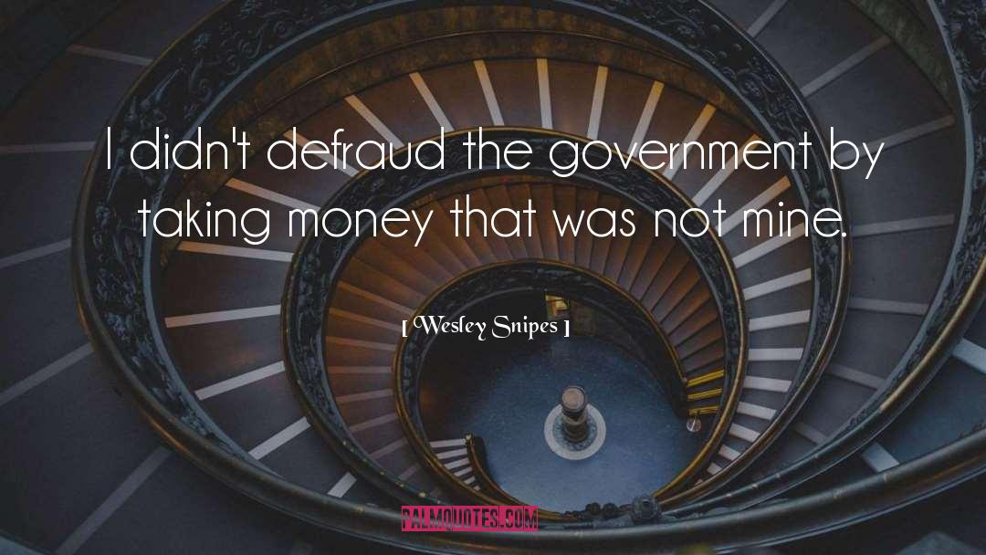 Wesley Snipes Quotes: I didn't defraud the government