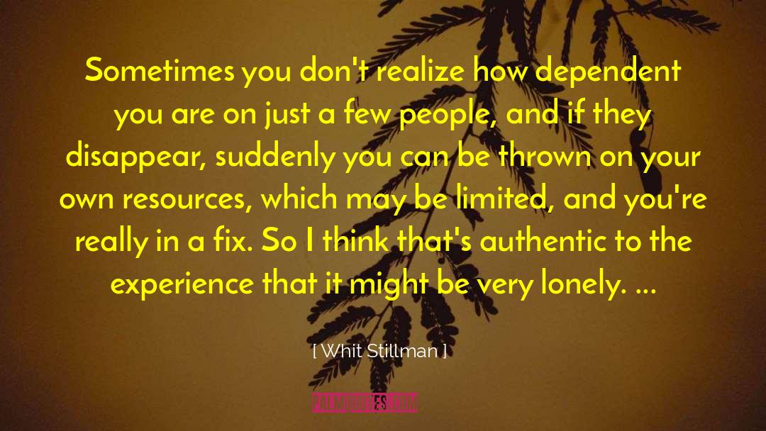 Whit Stillman Quotes: Sometimes you don't realize how