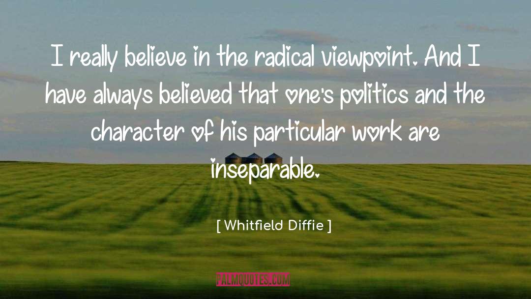 Whitfield Diffie Quotes: I really believe in the