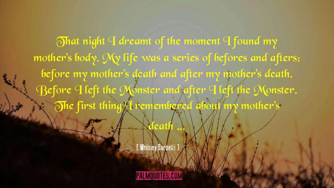 Whitney Barbetti Quotes: That night I dreamt of