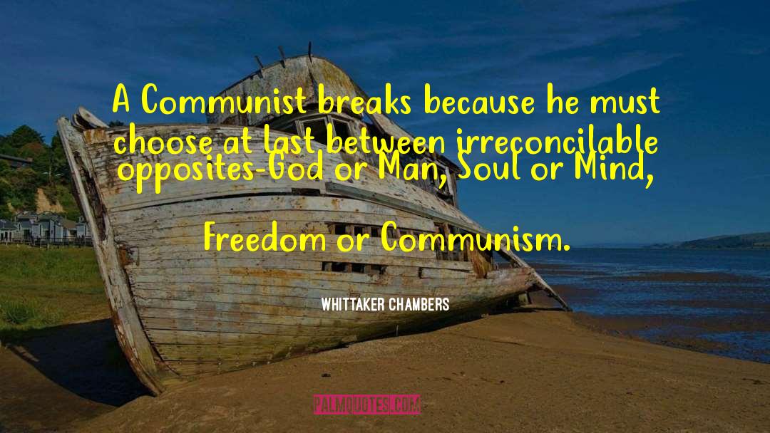 Whittaker Chambers Quotes: A Communist breaks because he
