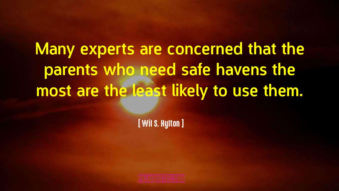 Wil S. Hylton Quotes: Many experts are concerned that