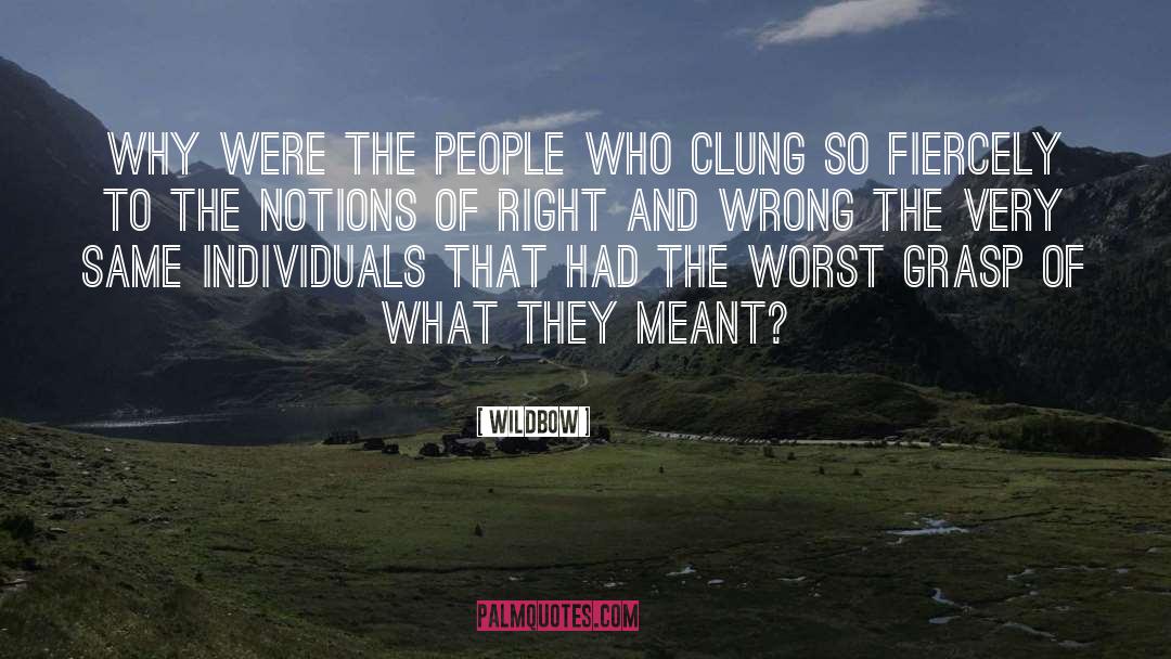 Wildbow Quotes: Why were the people who