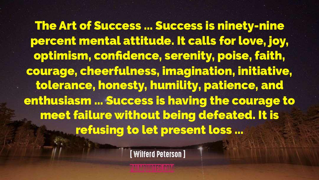 Wilferd Peterson Quotes: The Art of Success ...