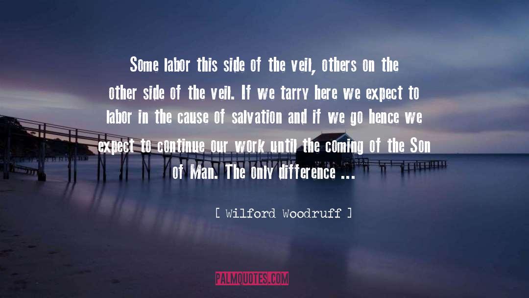 Wilford Woodruff Quotes: Some labor this side of