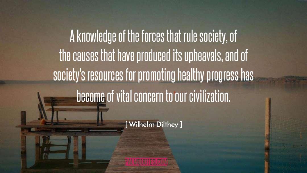 Wilhelm Dilthey Quotes: A knowledge of the forces