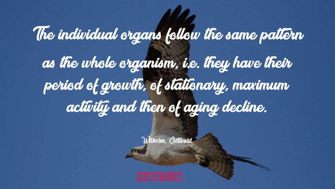 Wilhelm, Ostwald Quotes: The individual organs follow the