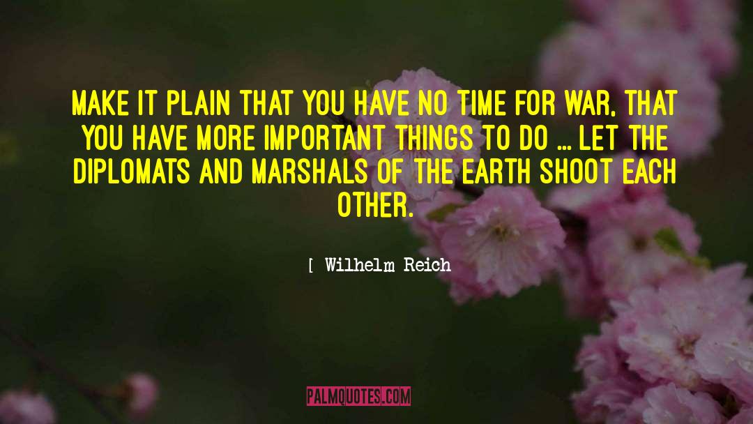 Wilhelm Reich Quotes: Make it plain that you